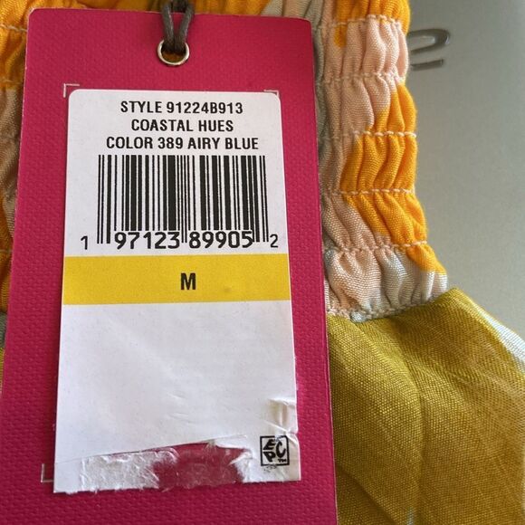 Vince Camuto NWT Coastal Hues Color Ruffle Tiered Maxi Dress M - Picture 6 of 7